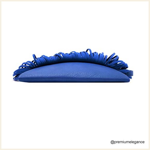 Faux Leather Fringe Crossbody Shoulder Bag with Adjustable Strap - Picture 7 of 7